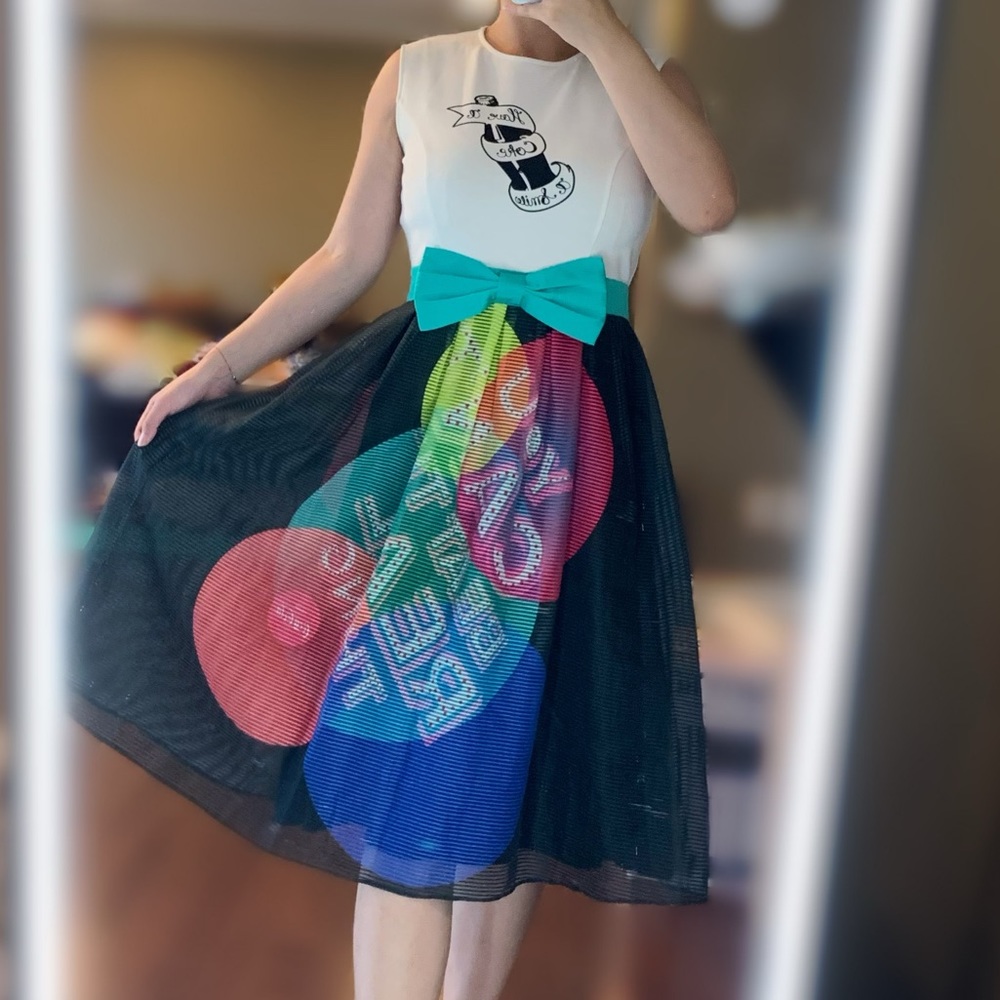 COCACOLAxFAIRWHALE | women cake dress(Size:S/M)